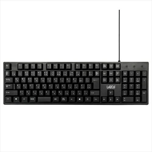 10個セット Lazos 有線キーボード L-KBX10