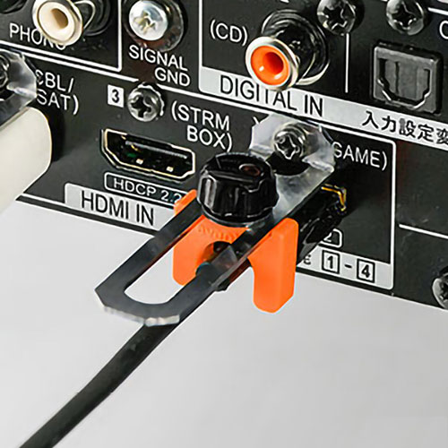 【5個セット】 サンワサプライ I/OロックHDMI-WIDE(AVレシーバー用HDMIプラグ対応) CA-NB007X5|ベッド・家具通販furniture store