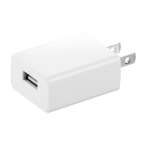 【5個セット】 サンワサプライ USB充電器(1A・ホワイト) ACA-IP86WX5