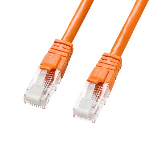 【5個セット】 サンワサプライ つめ折れ防止カテゴリ6LANケーブル KB-T6TS-02DNX5