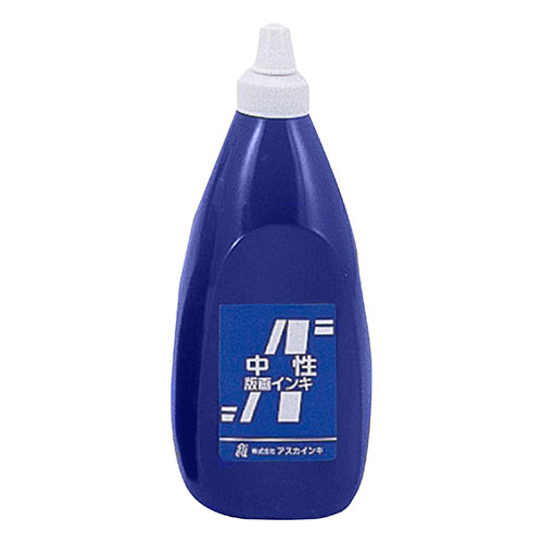 【5個セット】 ARTEC 青箱・アスカ版画インキ 中性 800cc 青 ATC20910X5