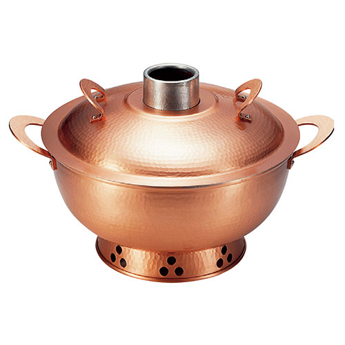 楽天市場】しゃぶしゃぶ鍋 22cm 銅 送料無料 COPPER100 新光金属