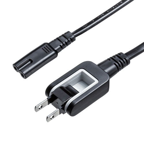 【5個セット】 サンワサプライ メガネ型コネクタ対応電源コード KB-DM2S12A-3X5