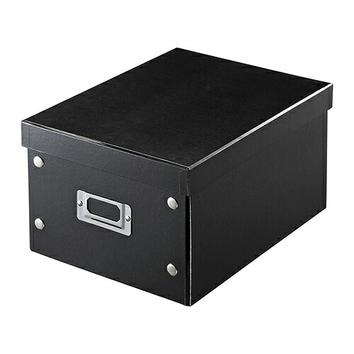 【5個セット】 サンワサプライ 組み立て式DVD BOX(ブラック) FCD-MT4BKNX5
