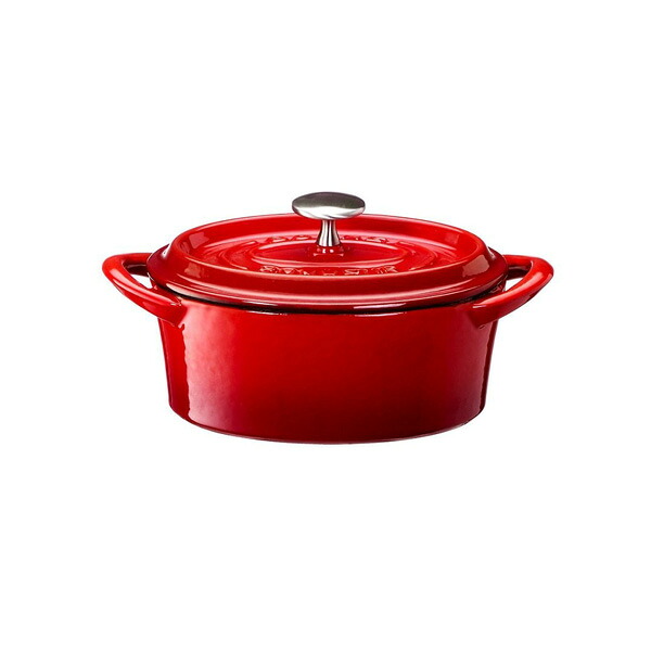 ボン・ボネール ココットオーバル11cm レッド 【&times; 12個】｜ベッド・家具通販furniture store