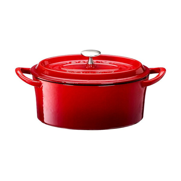 ボン・ボネール ココットオーバル1７cm レッド 【× 6個】