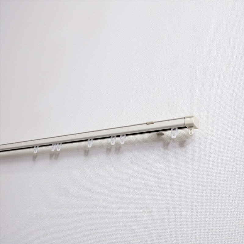 4mS木目M型伸縮カーテンレール ALTO　WH