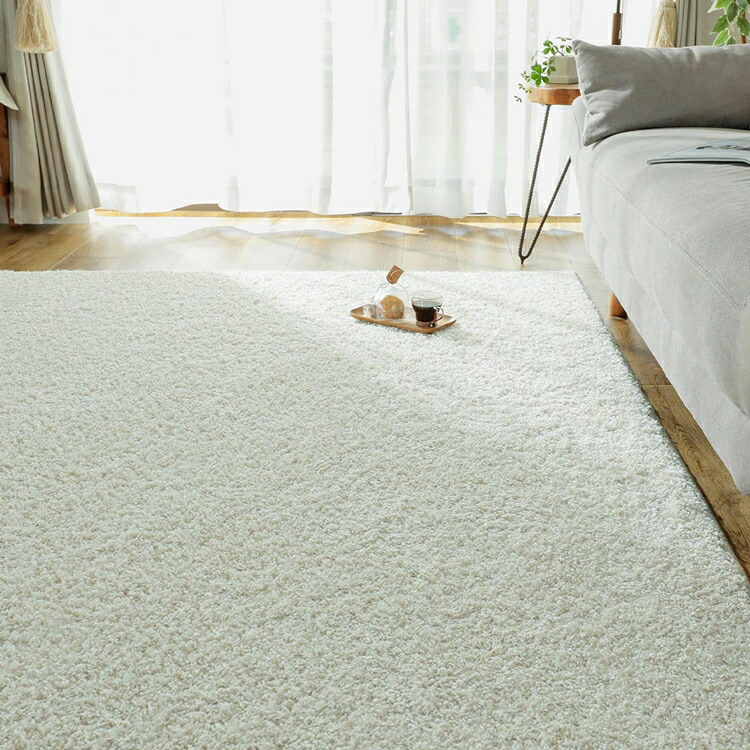 190x190cm ジェム パール ラグ マット リビングラグ 防炎 防ダニ 抗菌 防臭 洗える オールシーズン おしゃれ ホットカーペット 床暖房 高級感