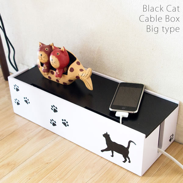 ケーブルボックス 木製 コードケース ねこ 足あと コンセント収納 タップボックス シルエット ケーブル隠しコード隠し 埃 ほこり防止 ほこり除け まとめる インテリア 配線収納 配線隠し シンプル 北欧 おしゃれ かわいい 最大73 Offクーポン