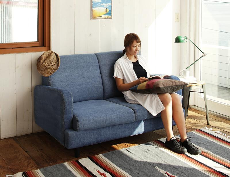 ジーンズソファ ソファ 2人掛けソファー 2p 2人掛け 2人掛けソファ ジーンズソファ 一人暮らし 2p 西海岸テイストヴィンテージデザインリビング 家具 2人掛け おしゃれインテリア 寝具 収納 西海岸テイストヴィンテージデザインリビング家具 送料無料 2p ソファ 西海岸