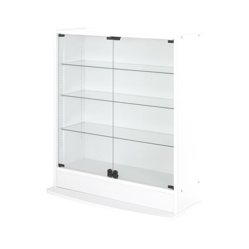 LEDコレクションラック ワイド 本体 両開きタイプ 高さ96 奥行29