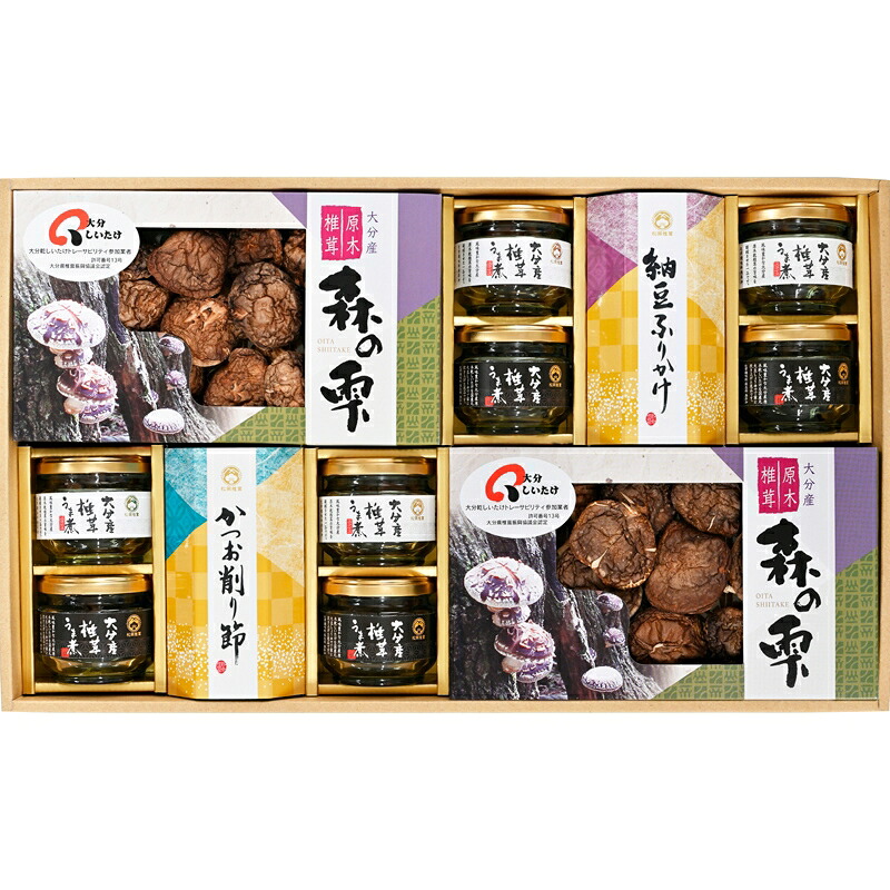 開店祝い 楽天市場 まとめ買い5セット 大分産しいたけバラエティギフト 椎茸うま煮 きざみ 椎茸うま煮 大分産原木乾椎茸こうしん 納豆ふりかけ 鹿児島県枕崎産かつお削りぶし 引き出物 新築祝い プレゼント ギフト 贈り物 結婚祝い お祝い お中元 お歳暮 食料品