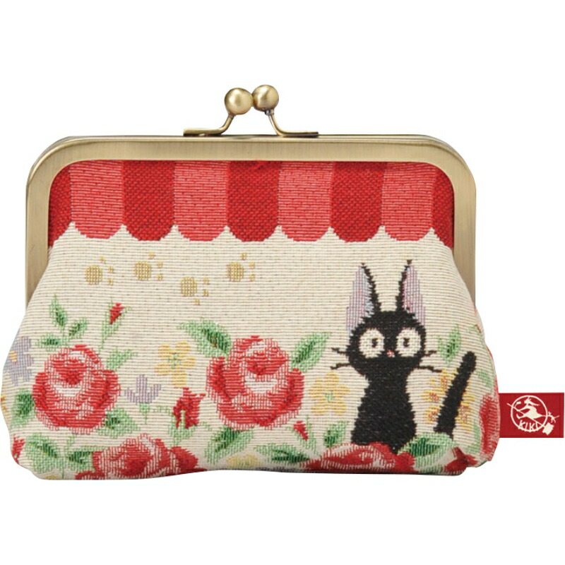 カワイイ ギフト 女性バッグ 小物 ブランド雑貨 プレゼント 子ども部屋 ポータブル 贈り物 まとめ買い5セット キッズ ゴブラン織り口金ポーチ 魔女の宅急便 レディースバッグ 黒猫 軒下 誕生日 かわいい おしゃれ バッグインバッグ 持ち運び 旅行 ポータブル