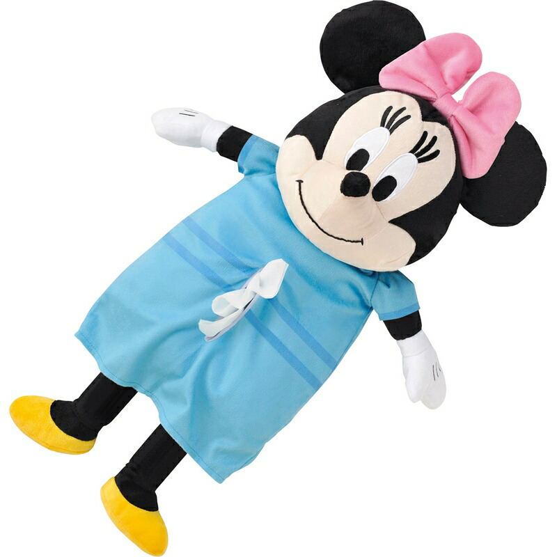 送料無料 まとめ買い10セット ティッシュボックスカバー ミニーマウス ティッシュカバー ティッシュケース ディズニー かわいい メーカー包装済 I Food Ae