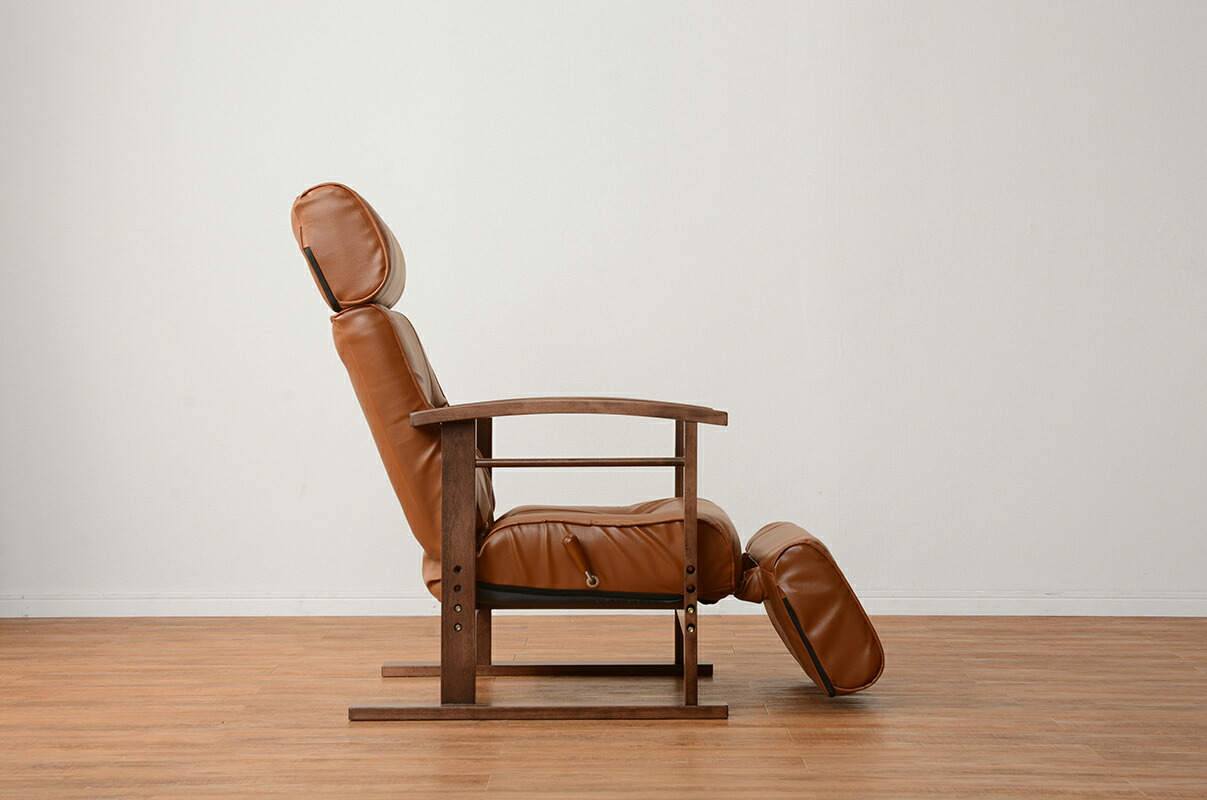 高座椅子 リクライニング高座椅子 高さ調整 送料無料 手元レバー 大人向けデザイン 送料無料 頭部 脚乗せ部が伸縮する極上の座り心地 座椅子 ブラウン 書斎 チェア Lz 4758br ヘッドレスト 足置き 高さ調整 肘掛け 高級感 ベッド 家具通販furniture Store