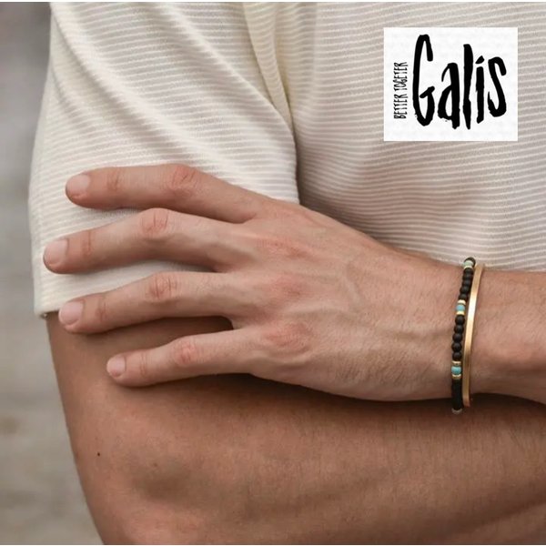 大注目 Galis Jewelry Mb127 ガリス ハンドメイド Yagel Bracelet Gold メンズ ブレスレット R Time 店 正規品 Jobecogouabo Com