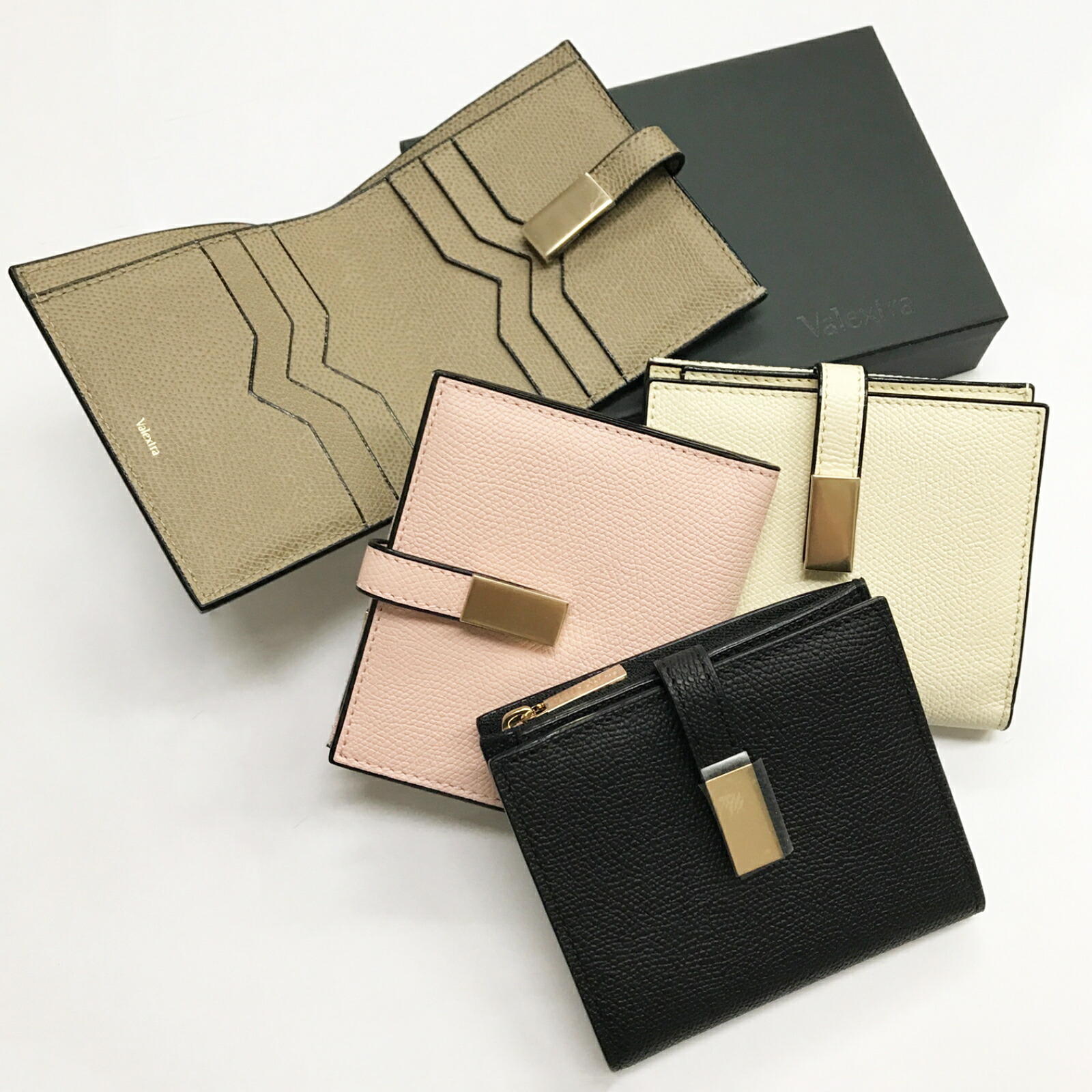 楽天市場】Valextra ヴァレクストラ 三つ折り財布 イジィデ ISIDE ミニ