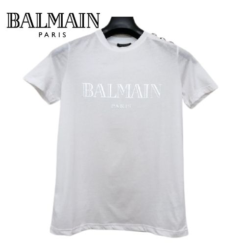 楽天市場】大特価 SALE セール BALMAIN PARIS バルマン メンズ 白 Tシャツ 楽天市場店