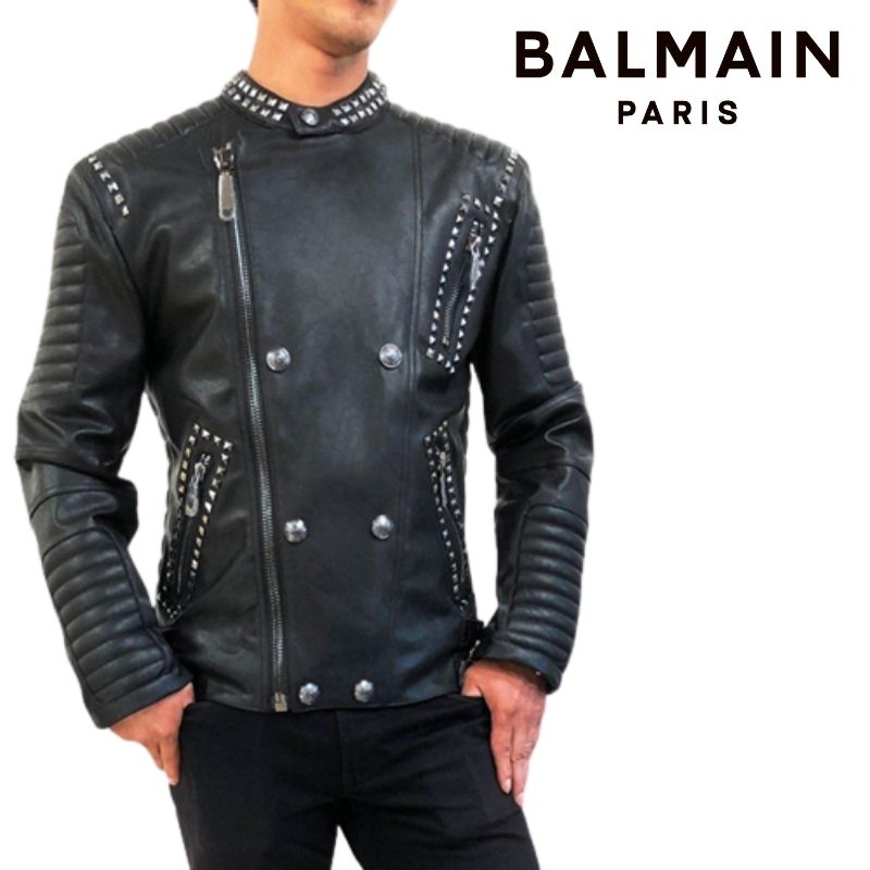 楽天市場】大特価 BALMAIN PARIS バルマン 8030 ブルゾン ボンバー