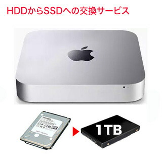 楽天市場】お預かりしてリフレッシュ！ Mac mini 2014 / 2012 / 2011 内蔵ストレージの交換サービス (HDD から SSDに)  容量 512GB の 新品SSD料金込み 【往復の送料込みです】 : 良品トナー