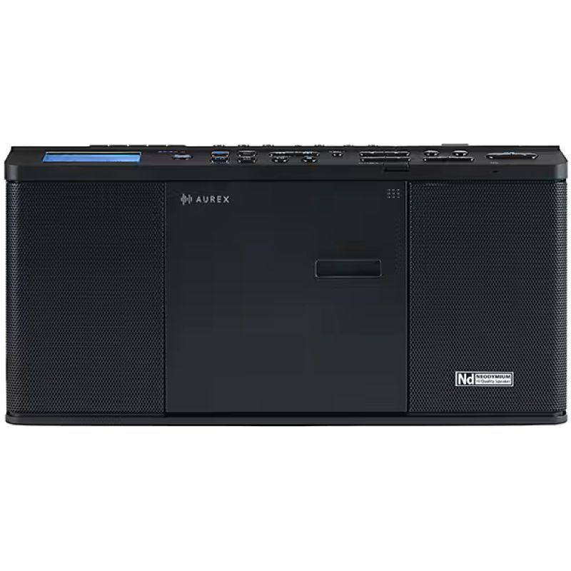 SD USB 録音 ラジカセ 東芝 TOSHIBA Bluetooth CDラジカセ オーレックス AUREX 手軽 軽量 コンパクト ラジオ 語学 学習 TY-ANX3 K ブラック 黒