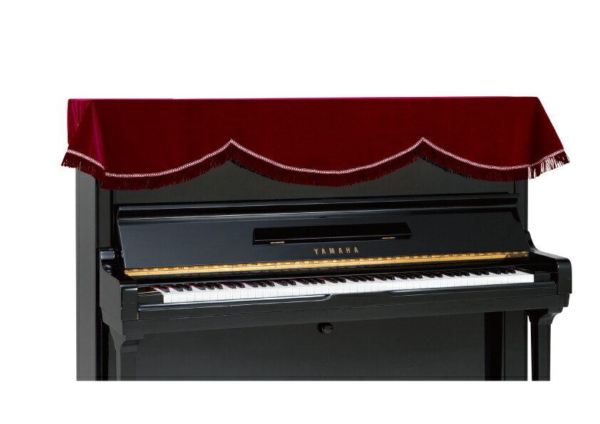 楽天市場】アルプス トップカバー アップライトピアノ用TY-1 エンジ