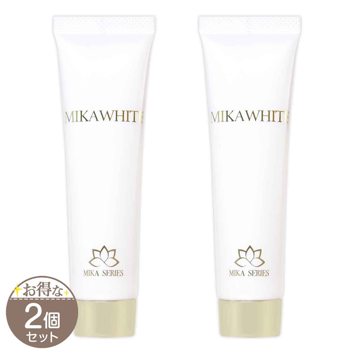 【 2個セット 】 ミカホワイト MIKA WHITE 30g トラストライン 歯磨き 歯磨き粉 歯磨きジェル ジェル 美白ハミガキ ホワイトニング 口臭予防 虫歯予防 歯周病予防 オーラルケア ヒドロキシアパタイト ［医薬部外品］ メール便送料無料NYH / ミカホワイトS07-04 / MKAWHT-02P画像