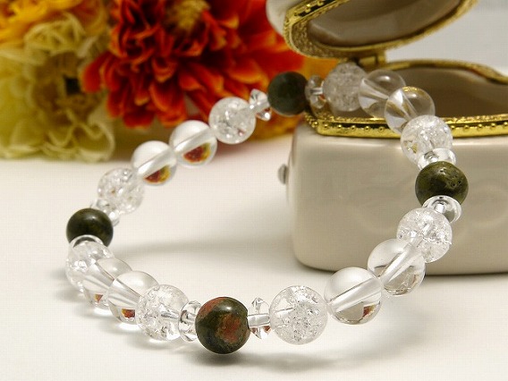 楽天市場】ユナカイト パワーストーン ブレスレット 【10mm】 丸玉