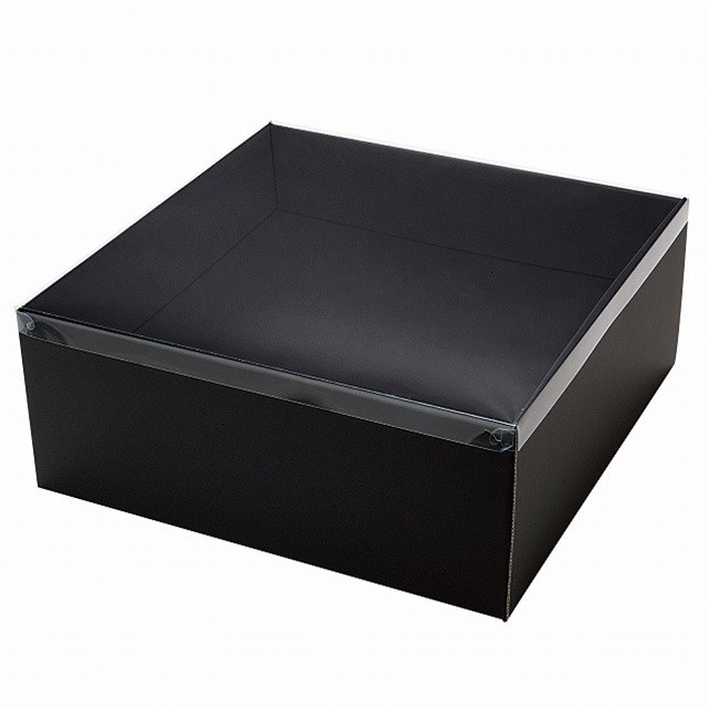 リースＢＯＸ３０Ａ式輸送箱 リボン ラッピング 包装資材 パッケージ アレンジBOX リースBOX [TDLGF003710] 代引決済不可|装飾 飾り付け ディスプレイ ボックス 箱 5枚 リース用 31cm