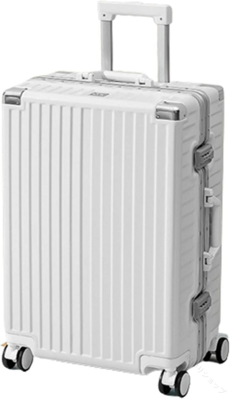 スーツケース キャリーケース キャリーバッグ 50L アルミフレーム TSAロック搭載 超軽量 大型 耐衝撃 静音 ダブルキャスター 360度回転 旅行 ビジネス 出張 ホワイト 大容量 隠し ロック 頑|R1ゆりショップ