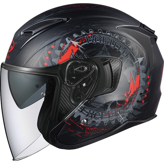 Kabuto EXCEED ジェットヘルメット ブラック/レッド【XLサイズ】 楽天市場】オープンフェイス ヘルメット バイク用 OGK KABUTO