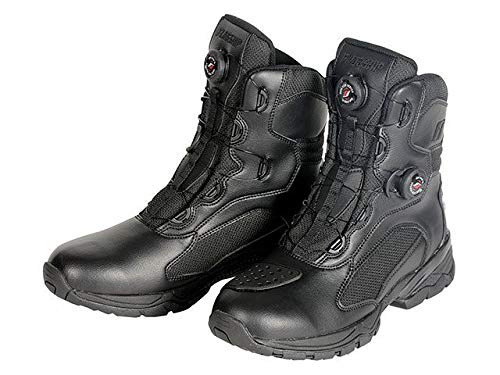 フラッグシップ FSB-802 バイク用 ブーツ 通年モデル タクティカルライディングブーツ 24cm ブラック