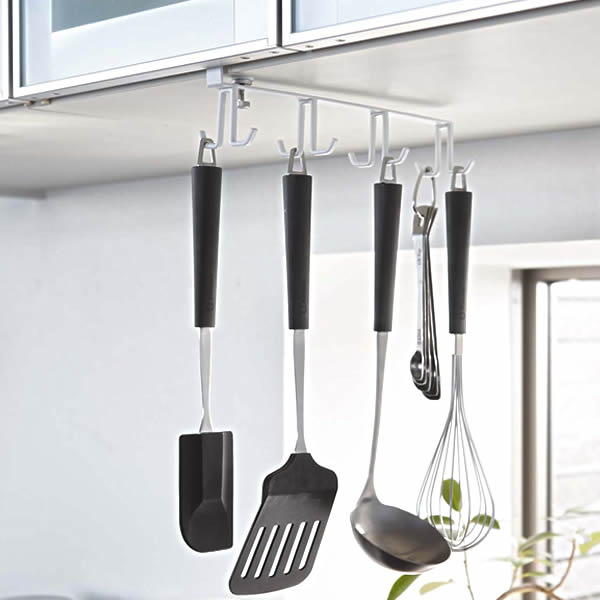 キッチン用品 楽天市場】YAMAZAKI プレート 戸棚下キッチンツールフックフック 吊り