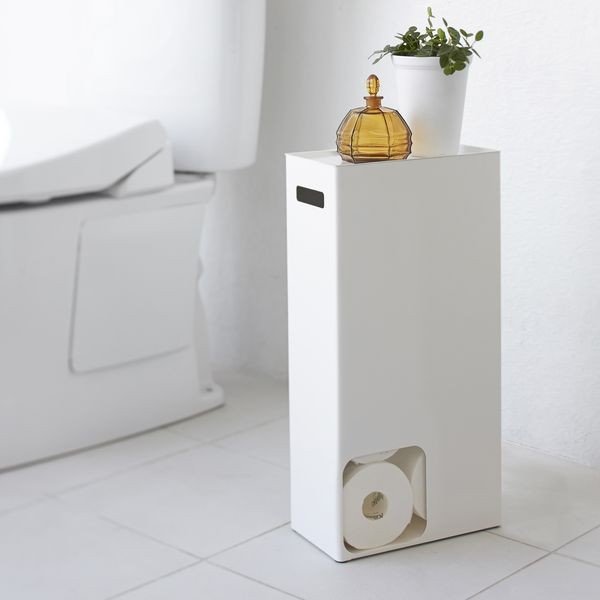 楽天市場】山崎実業 トイレ収納 プレート トイレットペーパー