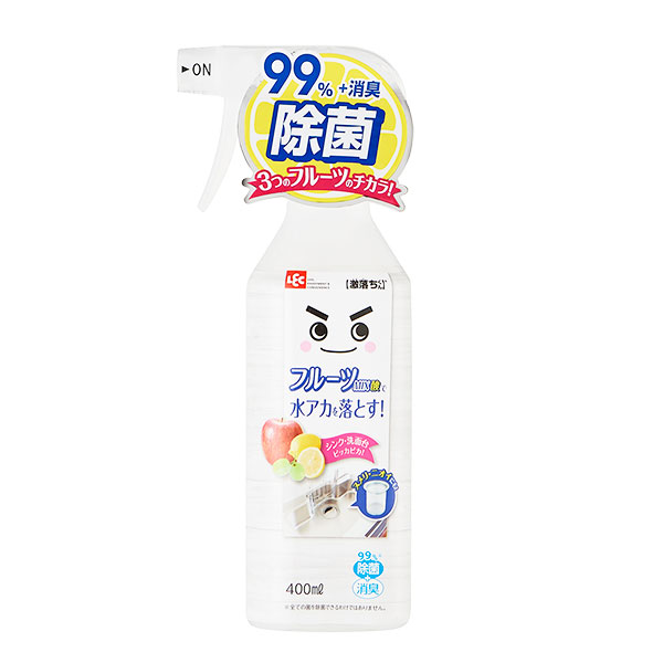 楽天市場 掃除用洗剤 激落ちくん フルーツミックス酸スプレー 400ml S クリーナー 掃除 スプレー 除菌 消臭 キッチン 台所 浴室 トイレ 水垢 フルーツ 乳酸 オンラインショップ びーんず