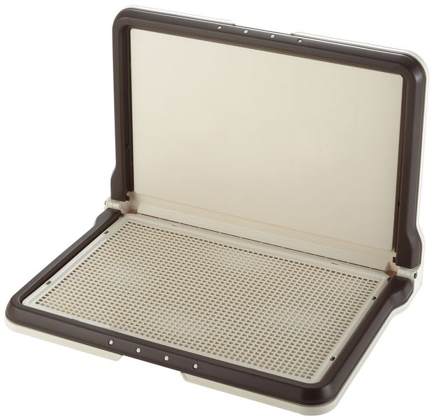 リッチェル しつけ用ステップl型トレー ワイド ダークブラウン 犬 トイレトレー Napierprison Com