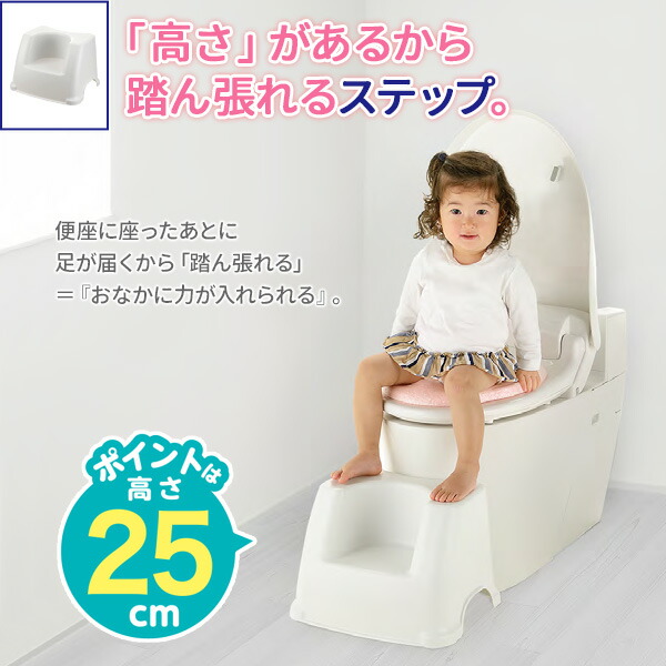 市場 リッチェル 補助 ひんやりしない サポートステップ 便座 3点セット 補助便座 トイレトレーニング 補助便座スタンド