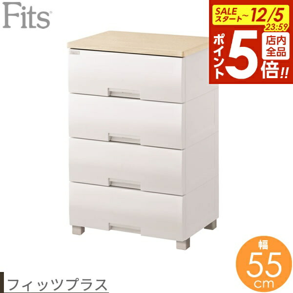 楽天市場】【12/5 全品ポイント5倍】衣類ケース Fits フィッツプラス