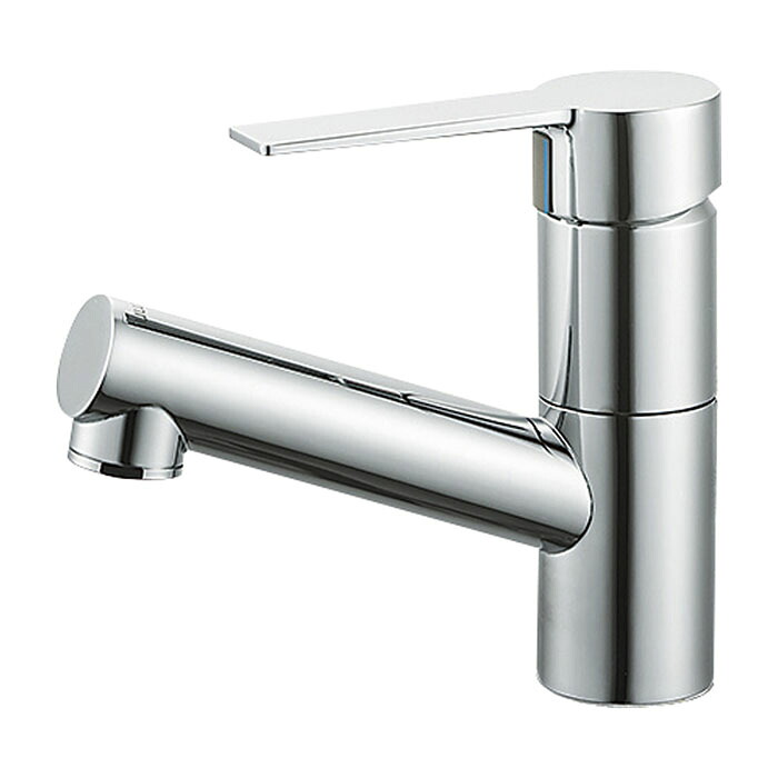 (LINEクーポン有)三栄水栓 K475ENJK-1 シングルワンホール洗面混合栓 SANEI