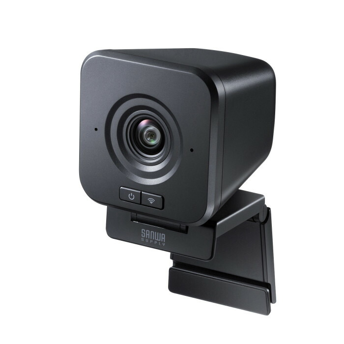 (LINEクーポン有)サンワサプライ CMS-V69BK ワイヤレス広角WEBカメラ SANWASUPPLY 26,205円