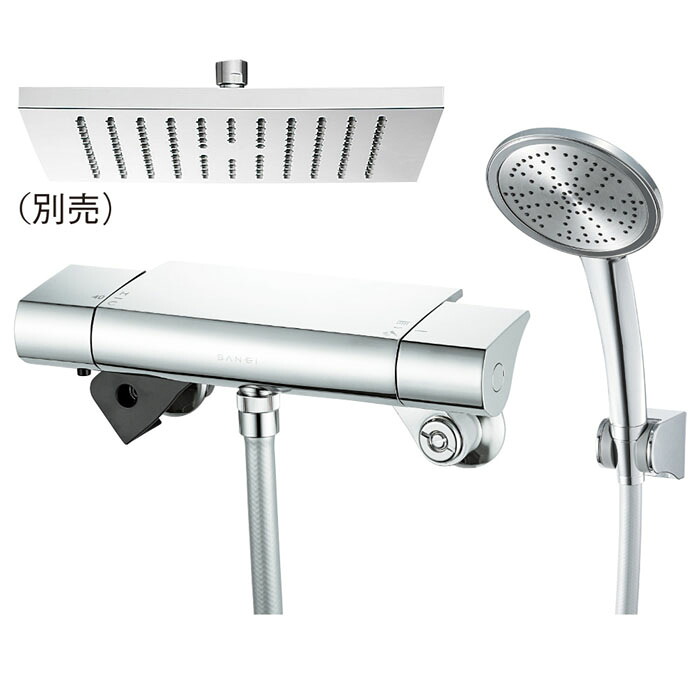 (LINEクーポン有)三栄水栓 SK18502A-9S サーモシャワー混合栓 SANEI