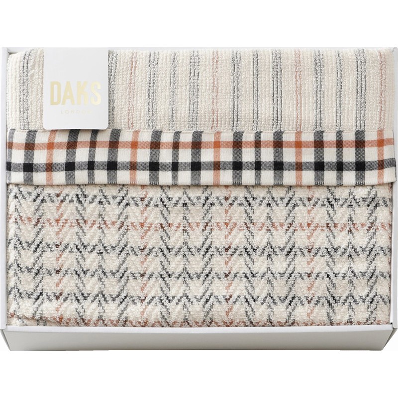 DAKS ダックスチェック柄タオルケット2箱 DAKS ダックスチェック柄タオルケット2箱 【公式通販】