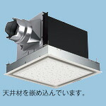 (LINEクーポン有)パナソニック XFY-24BG7V/26 天井埋込形換気扇 一室換気用 ルーバーセットタイプ Panasonic