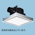 (LINEクーポン有)パナソニック XFY-24JK8/26 天井埋込形換気扇 一室換気用 ルーバーセットタイプ Panasonic