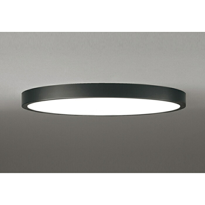 (LINEクーポン有)オーデリック OL291414BR LEDシーリングライト(フラットプレート/丸型) ～10畳用 調光・調色タイプ 電球～昼光色 ブラック コントローラー別売 ODELIC