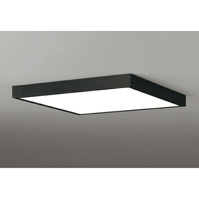 (LINEクーポン有)オーデリック OL291514BR LEDシーリングライト(フラットプレート/角型) ～6畳用 調光・調色タイプ 電球～昼光色 ブラック コントローラー別売 ODELIC｜住設と電材の洛電マート 18,094円