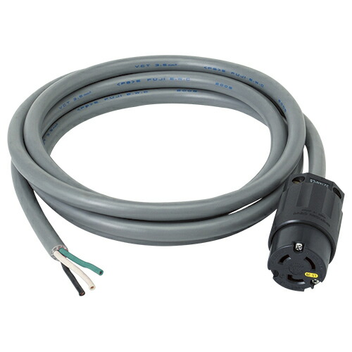 (LINEクーポン有)日東工業 RD88-3L620C 電源プラグコード 電材 部材 NITO