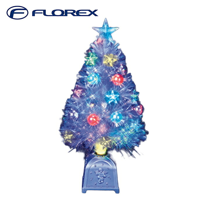(LINEクーポン有)フローレックス FX-5711 60cmとっても光るレインボースターホワイトファイバーツリー クリスマスツリー Xmas イルミネーション FLOREX (代引不可)｜住設と電材の洛電マート