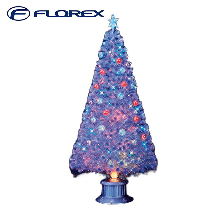 (LINEクーポン有)フローレックス FX-5724 150cmとっても光るギアシェイプLEDホワイトボールツリー クリスマスツリー Xmas イルミネーション FLOREX (代引不可)