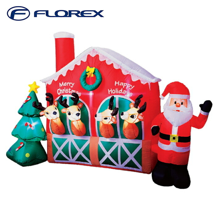 楽天市場】フローレックス KT-3381 270cm サンタ&トナカイビッグハウス